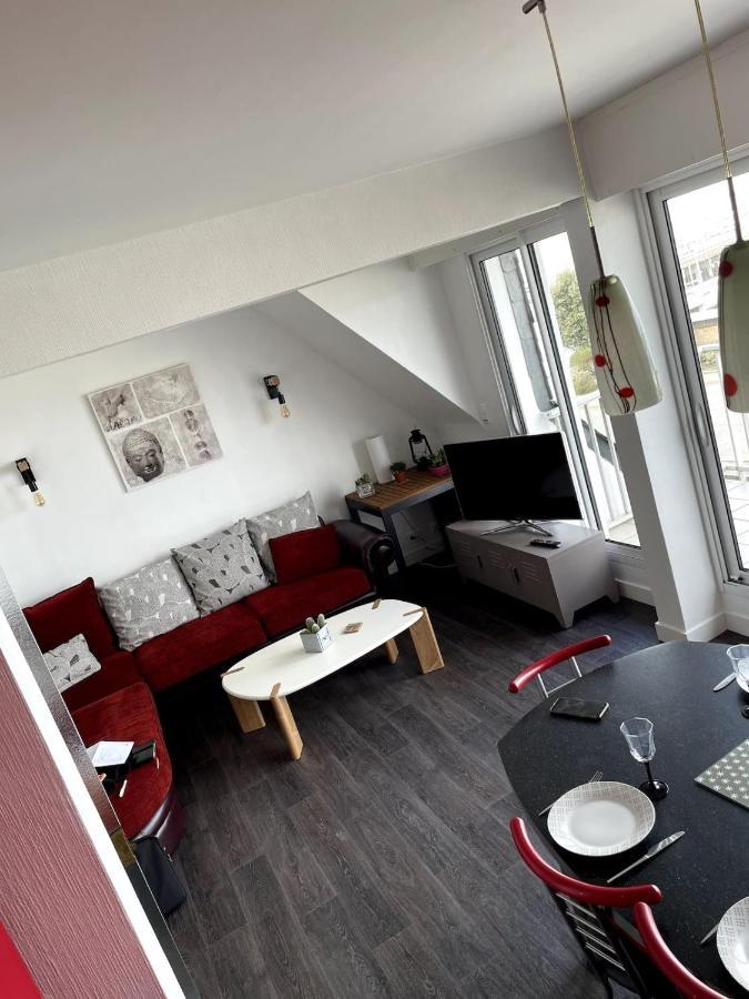 Quiberon Appartement Vue Mer - Acces Plage Eksteriør bilde